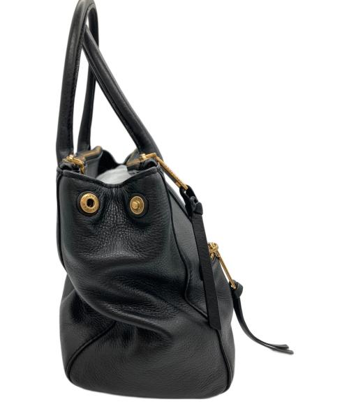 MARC JACOBS（マークジェイコブズ）MARC JACOBS (マークジェイコブス) レザーバッグ ブラックの古着・服飾アイテム