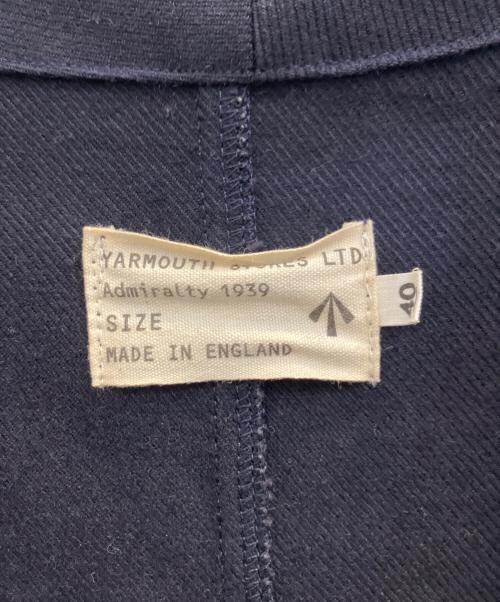 Yarmo（ヤーモ）Yarmo (ヤーモ) ウール混コート ネイビー サイズ:40の古着・服飾アイテム