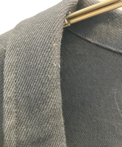 Yarmo（ヤーモ）Yarmo (ヤーモ) ウール混コート ネイビー サイズ:40の古着・服飾アイテム