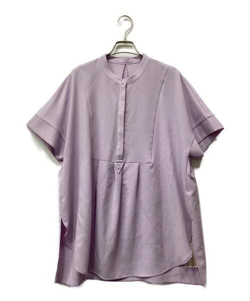 CADUNE（カデュネ）CADUNE (カデュネ) バンドカラーセットアップ パープル サイズ:34の古着・服飾アイテム