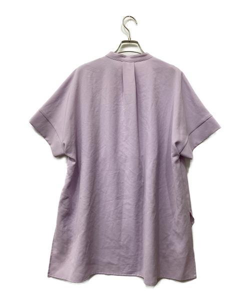 CADUNE（カデュネ）CADUNE (カデュネ) バンドカラーセットアップ パープル サイズ:34の古着・服飾アイテム