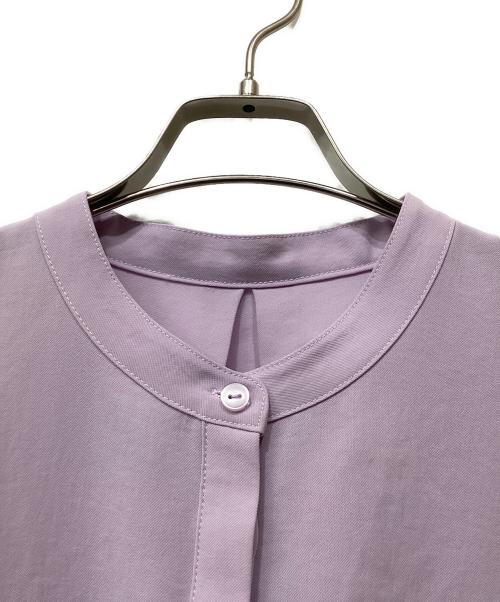 CADUNE（カデュネ）CADUNE (カデュネ) バンドカラーセットアップ パープル サイズ:34の古着・服飾アイテム