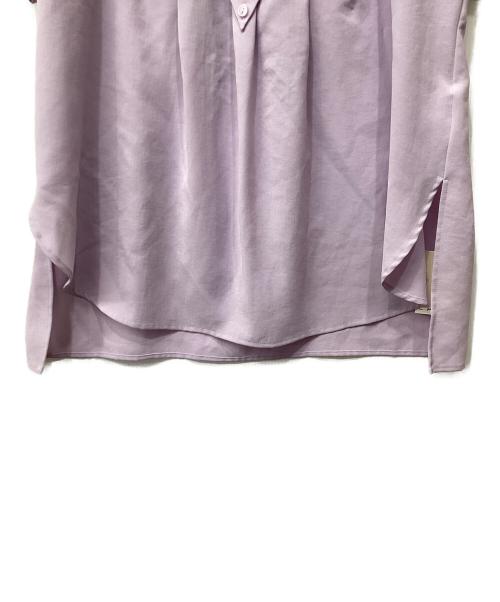 CADUNE（カデュネ）CADUNE (カデュネ) バンドカラーセットアップ パープル サイズ:34の古着・服飾アイテム
