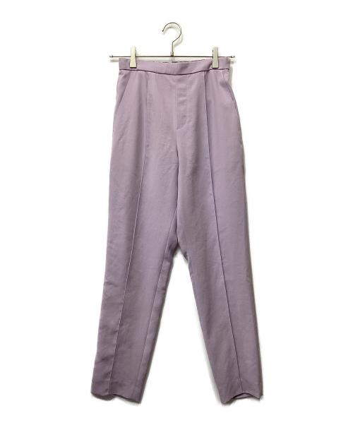 CADUNE（カデュネ）CADUNE (カデュネ) バンドカラーセットアップ パープル サイズ:34の古着・服飾アイテム