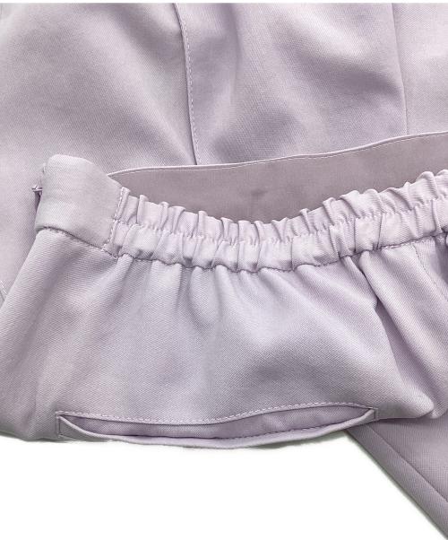 CADUNE（カデュネ）CADUNE (カデュネ) バンドカラーセットアップ パープル サイズ:34の古着・服飾アイテム