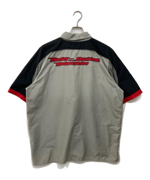 HARLEY-DAVIDSON（ハーレーダビッドソン）HARLEY-DAVIDSON (ハーレーダビッドソン) ワークシャツ グレー サイズ:XLの古着・服飾アイテム