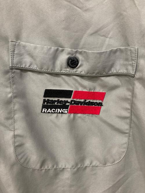 HARLEY-DAVIDSON（ハーレーダビッドソン）HARLEY-DAVIDSON (ハーレーダビッドソン) ワークシャツ グレー サイズ:XLの古着・服飾アイテム