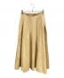 AEWEN MATOPH（イウエン マトフ）の古着「タックフレアスカート　イウエン マトフ」｜イエロー