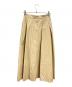 AEWEN MATOPH (イウエン マトフ) タックフレアスカート　イウエン マトフ イエロー サイズ:38：5000円