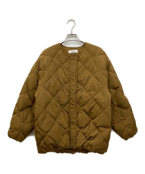 Acuta（アクータ）Acuta (アクータ) コクーンキルティングダウン キャメル サイズ:Freeの古着・服飾アイテム