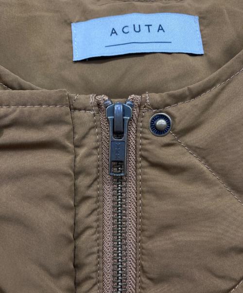 Acuta（アクータ）Acuta (アクータ) コクーンキルティングダウン キャメル サイズ:Freeの古着・服飾アイテム
