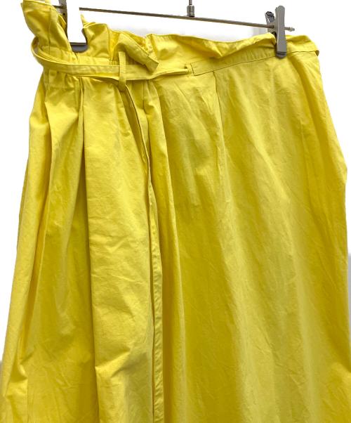 DRAWER（ドゥロワー）Drawer (ドゥロワー) コットンMAXIスカート イエロー サイズ:SIZE36の古着・服飾アイテム