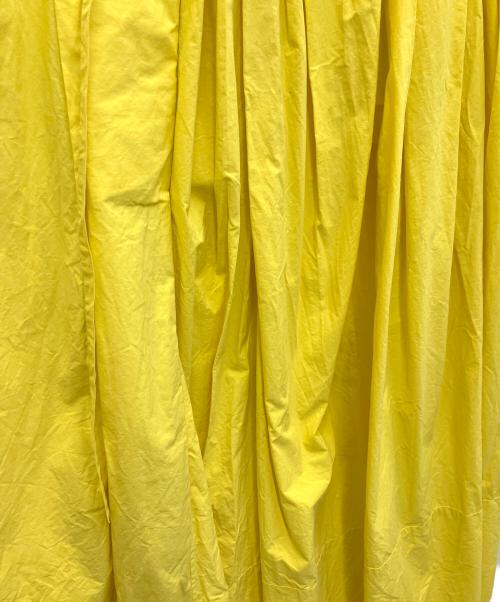 DRAWER（ドゥロワー）Drawer (ドゥロワー) コットンMAXIスカート イエロー サイズ:SIZE36の古着・服飾アイテム