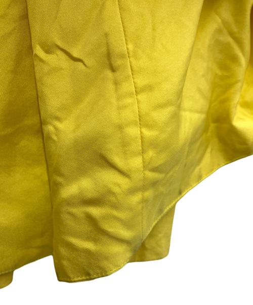 DRAWER（ドゥロワー）Drawer (ドゥロワー) コットンMAXIスカート イエロー サイズ:SIZE36の古着・服飾アイテム