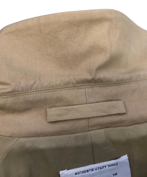 YAECA（ヤエカ）YAECA (ヤエカ) ステンカラーコート スタンダード ベージュ サイズ:Mの古着・服飾アイテム