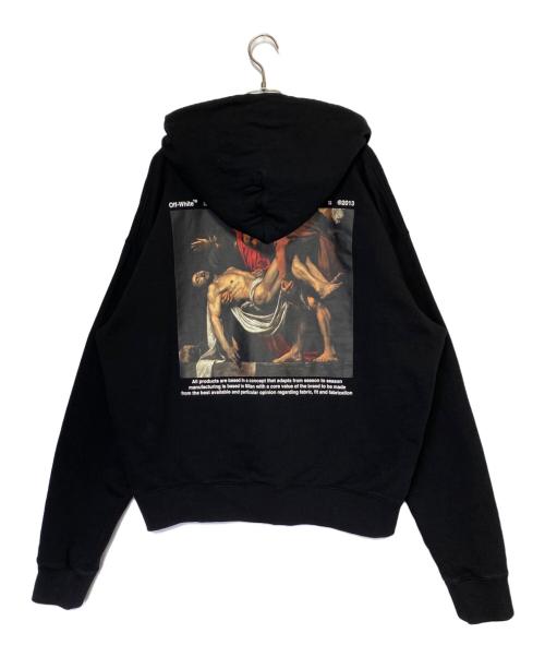 OFFWHITE（オフホワイト）OFFWHITE (オフホワイト) プルオーバーパーカー ブラック サイズ:XLの古着・服飾アイテム
