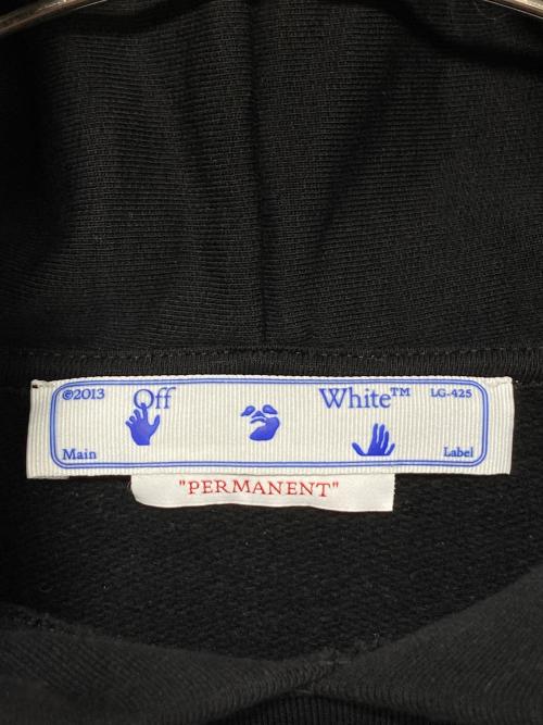 OFFWHITE（オフホワイト）OFFWHITE (オフホワイト) プルオーバーパーカー ブラック サイズ:XLの古着・服飾アイテム