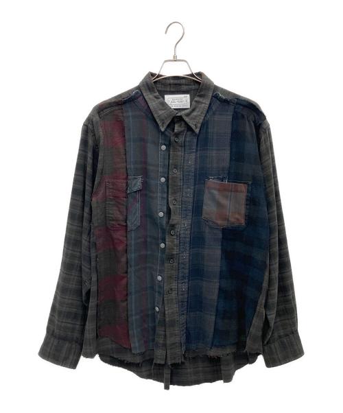 RAFU（ラフ）Rafu (ラフ) Remake Shirt マルチカラー サイズ:Sの古着・服飾アイテム
