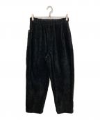 STILL BY HANDスティルバイハンド）の古着「Corduroy Easy Pants」｜ブラック