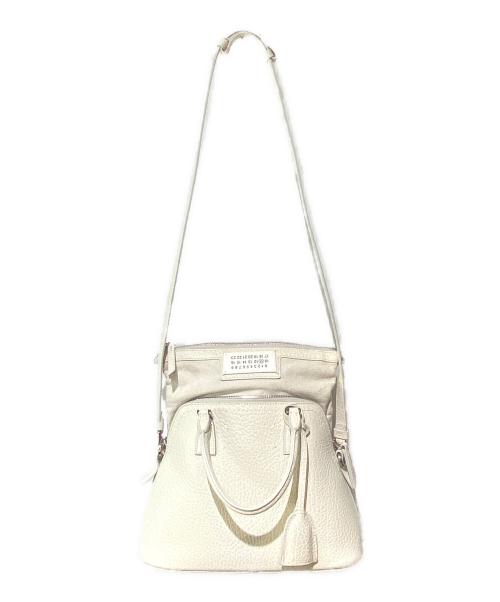 Maison Margiela（メゾンマルジェラ）Maison Margiela (メゾンマルジェラ) 5ACミニショルダーバッグ アイボリー サイズ:ミニの古着・服飾アイテム