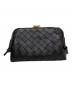 BOTTEGA VENETA (ボッテガベネタ) イントレチャート コンサートポーチ ブラック：160000円