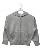 IENAイエナ）の古着「ダンボールニットジップアップフーディ」｜グレー