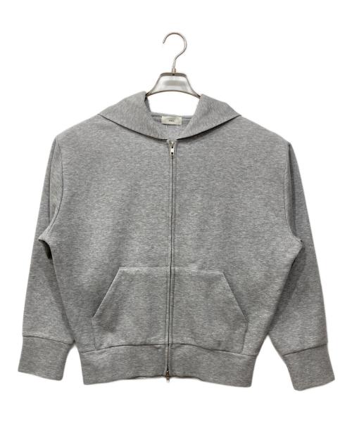 IENA（イエナ）IENA (イエナ) ダンボールニットジップアップフーディ グレー サイズ:Free 未使用品の古着・服飾アイテム