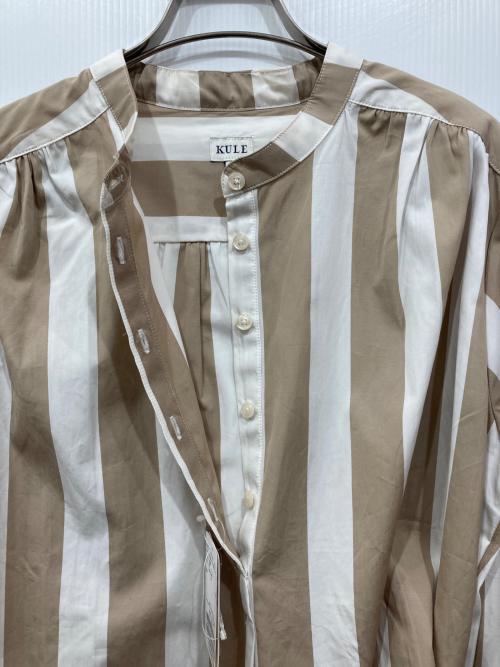 kule（キュール）KULE (キュール) プルオーバーシャツ ベージュ サイズ:Sの古着・服飾アイテム