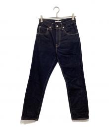 HATSKI（ハツキ）の古着「Regular Tapered Washi Denim / レギュラー テーパード 和紙デニム」｜インディゴ