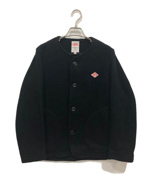 DANTON（ダントン）DANTON (ダントン) WOOL MOSSER ノーカラージャケット ブラック サイズ:36の古着・服飾アイテム