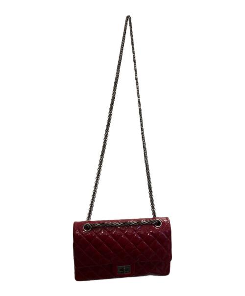 CHANEL（シャネル）CHANEL (シャネル) 2.55 パテント ダブルフラップ ダブルチェーンバッグの古着・服飾アイテム