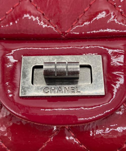 CHANEL（シャネル）CHANEL (シャネル) 2.55 パテント ダブルフラップ ダブルチェーンバッグの古着・服飾アイテム