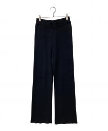 L'appartement（アパルトモン）の古着「Rib Knit Pants / リブニットパンツ」｜ブラック