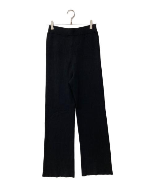 L'appartement（アパルトモン）L'Appartement (アパルトモン) Rib Knit Pants / リブニットパンツ ブラック サイズ:36の古着・服飾アイテム