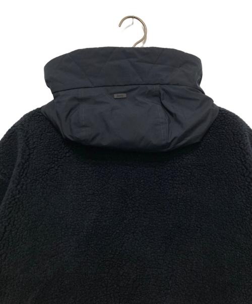 HERNO（ヘルノ）HERNO (ヘルノ) ラミナー ポリエステルボアジップフーディーブルゾン ネイビー サイズ:SIZE 46の古着・服飾アイテム