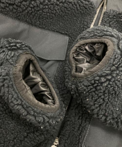 HERNO（ヘルノ）HERNO (ヘルノ) ラミナー ポリエステルボアジップフーディーブルゾン ネイビー サイズ:SIZE 46の古着・服飾アイテム