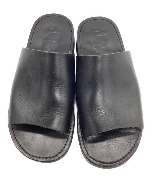 LAST LAB（ラストラボ）LAST LAB (ラストラボ) レザーサンダル ブラック サイズ:7の古着・服飾アイテム