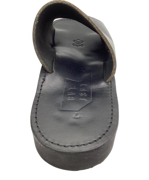 LAST LAB（ラストラボ）LAST LAB (ラストラボ) レザーサンダル ブラック サイズ:7の古着・服飾アイテム