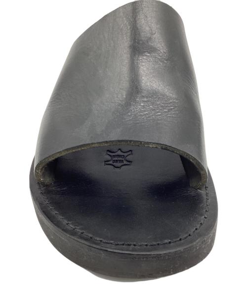 LAST LAB（ラストラボ）LAST LAB (ラストラボ) レザーサンダル ブラック サイズ:7の古着・服飾アイテム