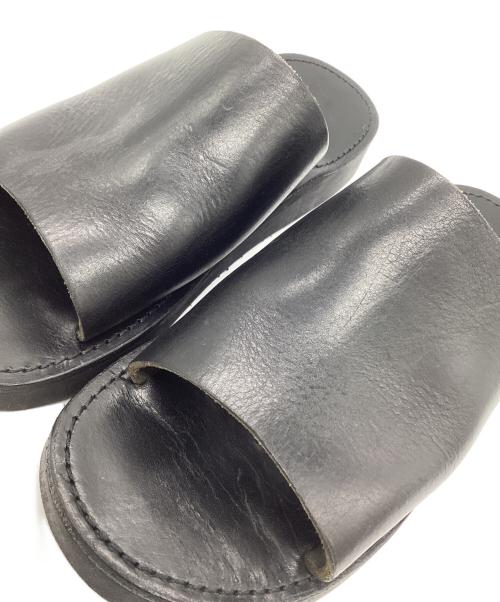 LAST LAB（ラストラボ）LAST LAB (ラストラボ) レザーサンダル ブラック サイズ:7の古着・服飾アイテム