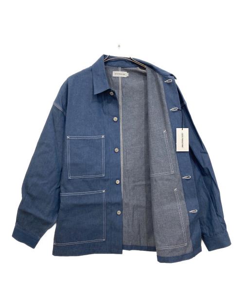 COOTIE PRODUCTIONS（クーティープロダクツ）COOTIE PRODUCTIONS (クーティープロダクツ) Rigid Denim Coverall インディゴ サイズ:Mの古着・服飾アイテム