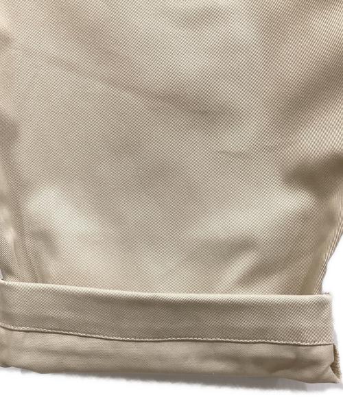 TapWater（タップウォーター）TapWater (タップウォーター) Cotton Chino Tuck Trousers ベージュ サイズ:SIZE 86cm (W34)の古着・服飾アイテム