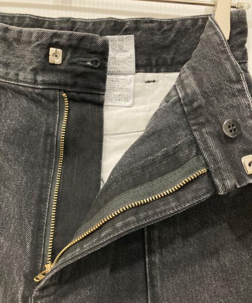 PROTAGONISTA（プロタゴニスタ）PROTAGONISTA (プロタゴニスタ) デニムワイドパンツ ブラック サイズ:1の古着・服飾アイテム