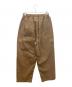 中古・古着 homspun (ホームスパン) 高密度ウエポンギャザーパンツ ブラウン サイズ:F：12000円