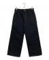 CLOTH&CROSS（クロスアンドクロス）の古着「デニムペインターパンツ」｜ブラック