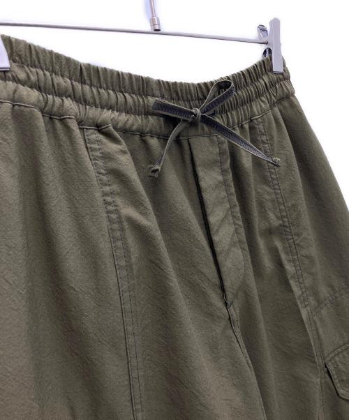 beautiful people（ビューティフルピープル）beautiful people (ビューティフルピープル) tropical wool bow silhouette pants カーキ サイズ:38の古着・服飾アイテム