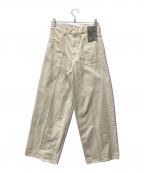 TOGA TOOトーガ・トゥ）の古着「Wide denim pants」｜オフホワイト