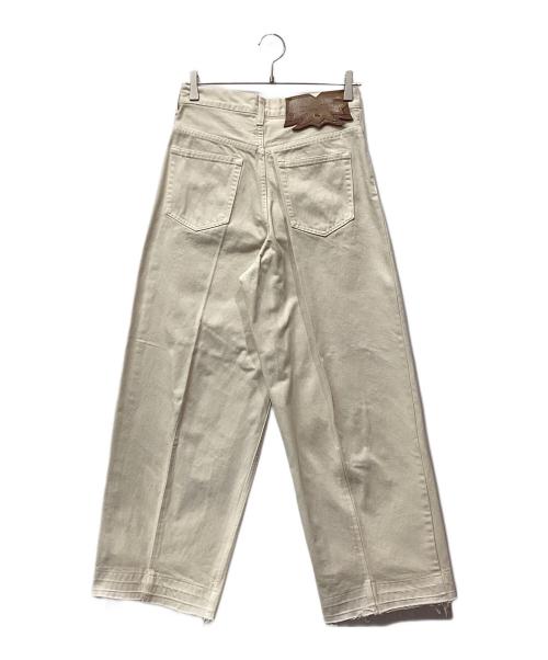 TOGA TOO（トーガ・トゥ）TOGA TOO (トーガ・トゥ) Wide denim pants オフホワイト サイズ:s 未使用品の古着・服飾アイテム