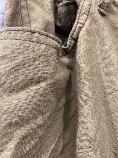 beautiful people（ビューティフルピープル）beautiful people (ビューティフルピープル) double-end tropical wool flare skirt カーキ×ブラック サイズ:36の古着・服飾アイテム