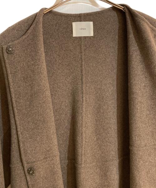 IENA（イエナ）IENA (イエナ) ノンミュールジングウールリバーコート ブラウン サイズ:38の古着・服飾アイテム
